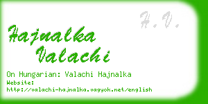 hajnalka valachi business card